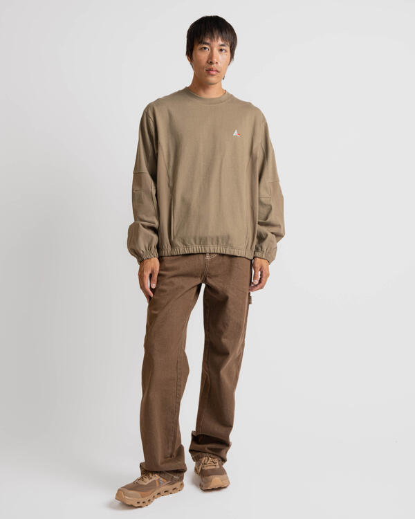 ROA Paneled Crewneck | RBMW089JY02-GRN0004 | AFEW STORE